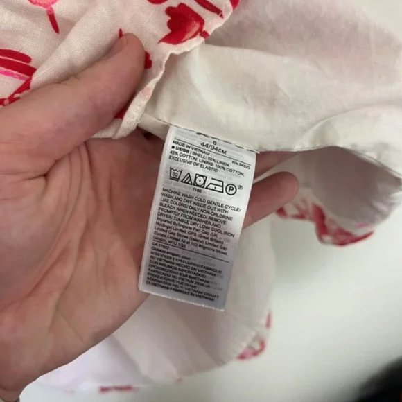 Banana Republic Front Button Short Sleeve Midi Dress Floral Women’s Size 8 - Picture 10 of 10